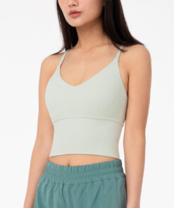 新色水滴美背健身运动内衣